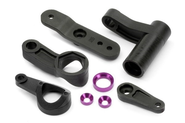 HPI Steering And Throttle Set i gruppen LEGETØJ, BØRN & BABY / Radiostyrede / Reservedele & Ekstra Tilbehør / HPI / Reservedele & Tuning / Støddæmpere hos TP E-commerce Nordic AB (A03733)