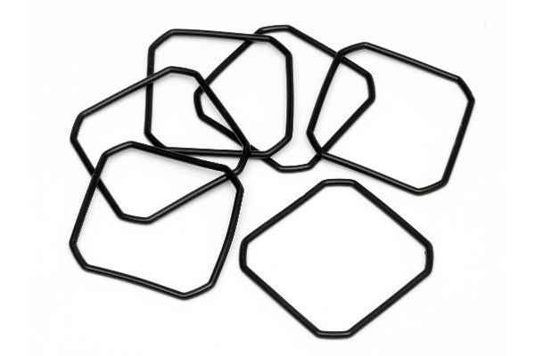 HPI Diff Case Gasket (6Pcs) i gruppen LEGETØJ, BØRN & BABY / Radiostyrede / Reservedele & Ekstra Tilbehør / HPI / Reservedele & Tuning / Drivliner hos TP E-commerce Nordic AB (A03912)