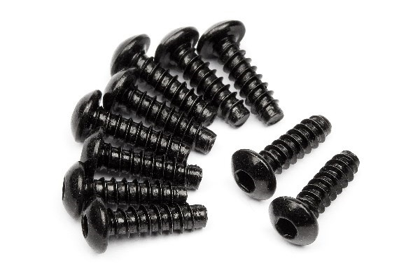 HPI Tp. Button Head Screw M3X10Mm (Hex Socket/10Pcs) i gruppen LEGETØJ, BØRN & BABY / Radiostyrede / Reservedele & Ekstra Tilbehør / HPI / Skruer / Befæstning / Skruer hos TP E-commerce Nordic AB (A04218)