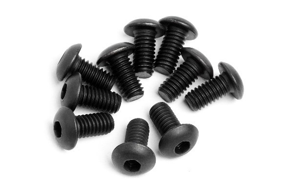 HPI Button Head Screw M4X8Mm (10Pcs) i gruppen LEGETØJ, BØRN & BABY / Radiostyrede / Reservedele & Ekstra Tilbehør / HPI / Skruer / Befæstning / Skruer hos TP E-commerce Nordic AB (A04233)