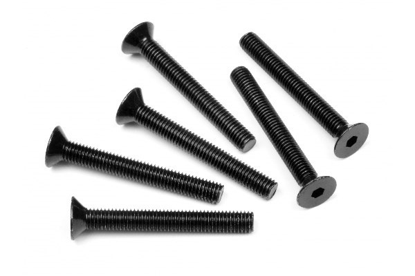 HPI Flat Head Screw M5X40Mm (Hex Socket/6Pcs) i gruppen LEGETØJ, BØRN & BABY / Radiostyrede / Reservedele & Ekstra Tilbehør / HPI / Skruer / Befæstning / Skruer hos TP E-commerce Nordic AB (A04249)