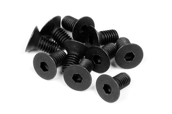 HPI Flat Head Screw M3X6Mm (Hex Socket/10Pcs) i gruppen LEGETØJ, BØRN & BABY / Radiostyrede / Reservedele & Ekstra Tilbehør / HPI / Skruer / Befæstning / Skruer hos TP E-commerce Nordic AB (A04344)