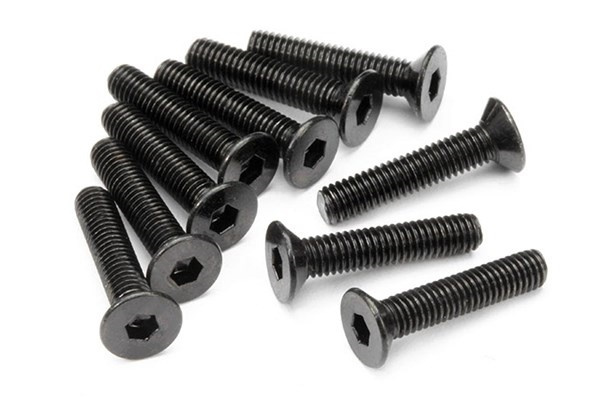 HPI Flat Head Screw M3X15Mm (Hex Socket/10Pcs) i gruppen LEGETØJ, BØRN & BABY / Radiostyrede / Reservedele & Ekstra Tilbehør / HPI / Skruer / Befæstning / Skruer hos TP E-commerce Nordic AB (A04348)