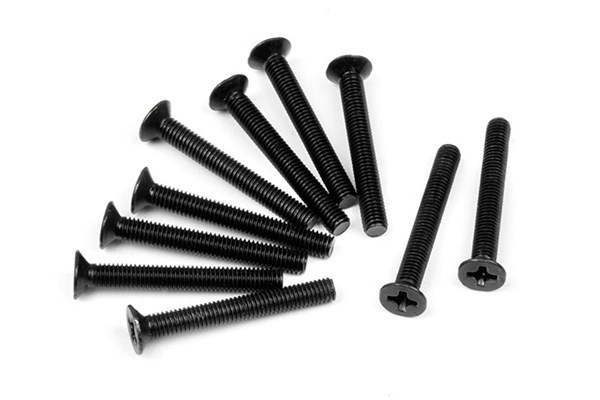 HPI Flathead Screw M3X24Mm (10Pcs) i gruppen LEGETØJ, BØRN & BABY / Radiostyrede / Reservedele & Ekstra Tilbehør / HPI / Skruer / Befæstning / Skruer hos TP E-commerce Nordic AB (A04392)