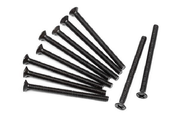 HPI Flat Head Screw M3X40Mm (10Pcs) i gruppen LEGETØJ, BØRN & BABY / Radiostyrede / Reservedele & Ekstra Tilbehør / HPI / Skruer / Befæstning / Skruer hos TP E-commerce Nordic AB (A04433)