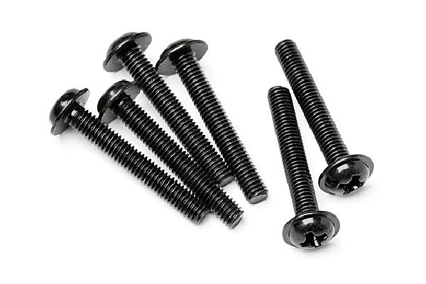 HPI Flanged Screw M3X20Mm (6Pcs) i gruppen LEGETØJ, BØRN & BABY / Radiostyrede / Reservedele & Ekstra Tilbehør / HPI / Skruer / Befæstning / Skruer hos TP E-commerce Nordic AB (A04465)