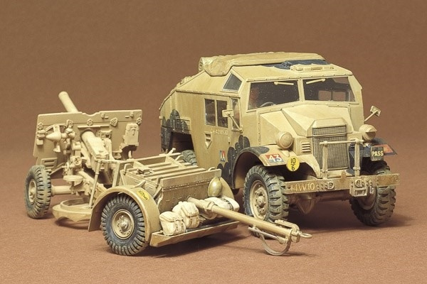 Tamiya 1/35 QUAD M/25 PDR KANON i gruppen SPORT, FRITID & HOBBY / Hobby / Plastik modeller / Militære køretøjer (land) hos TP E-commerce Nordic AB (A06256)