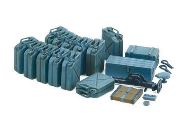 Tamiya 1/35 Jerry can set (Early) i gruppen SPORT, FRITID & HOBBY / Hobby / Plastik modeller / Diverse hos TP E-commerce Nordic AB (A06450)