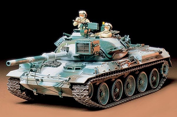 Tamiya 1/35 74 Tank Winter Version i gruppen SPORT, FRITID & HOBBY / Hobby / Plastik modeller / Militære køretøjer (land) hos TP E-commerce Nordic AB (A06522)