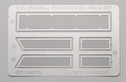 TAMIYA 1/35 Cromwell Mk.? Etched Grille i gruppen SPORT, FRITID & HOBBY / Hobby / Plastik modeller / Militære køretøjer (land) hos TP E-commerce Nordic AB (A06571)