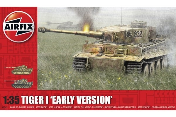 AIRFIX Tiger-1 \'Early Version\' i gruppen SPORT, FRITID & HOBBY / Hobby / Plastik modeller / Militære køretøjer (land) hos TP E-commerce Nordic AB (A06915)