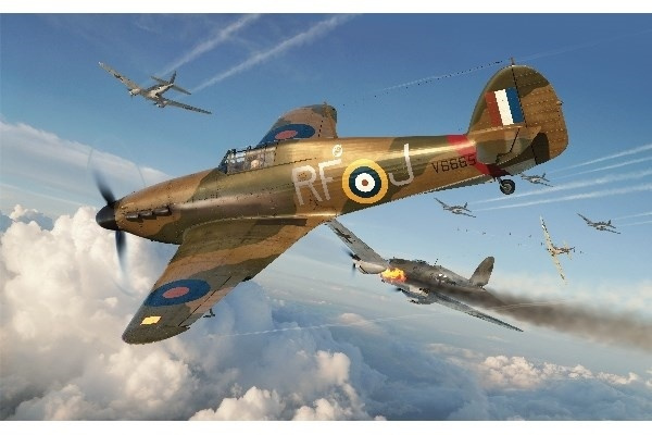 Airfix 1:48 Hawker Hurricane Mk.1 i gruppen SPORT, FRITID & HOBBY / Hobby / Plastik modeller / Fly & Helikoptere hos TP E-commerce Nordic AB (A06968)