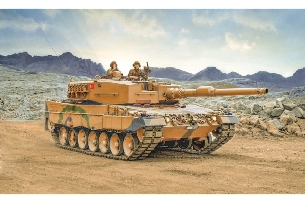 Italeri 1:35 Leopard 2A4 i gruppen SPORT, FRITID & HOBBY / Hobby / Plastik modeller / Militære køretøjer (land) hos TP E-commerce Nordic AB (A07181)