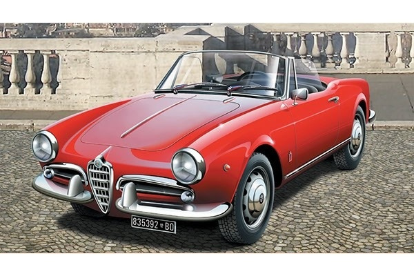 Italeri 1:24 Alfa Romeo Giulietta Spider 1300 i gruppen SPORT, FRITID & HOBBY / Hobby / Plastik modeller / Biler hos TP E-commerce Nordic AB (A07219)