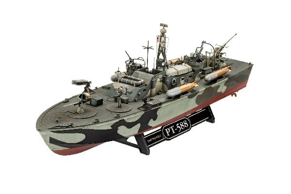 Revell Patrol Torpedo Boat PT-588/PT-57 i gruppen SPORT, FRITID & HOBBY / Hobby / Plastik modeller / Skib hos TP E-commerce Nordic AB (A07778)