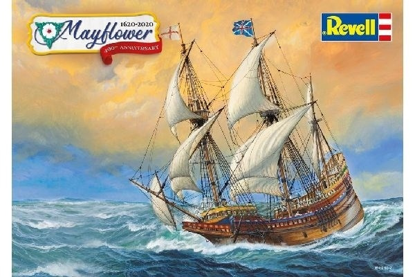 Revell 1:83 Gift Set Mayflower 400th Anniversary i gruppen SPORT, FRITID & HOBBY / Hobby / Plastik modeller / Startsæt/Gavesæt hos TP E-commerce Nordic AB (A07814)