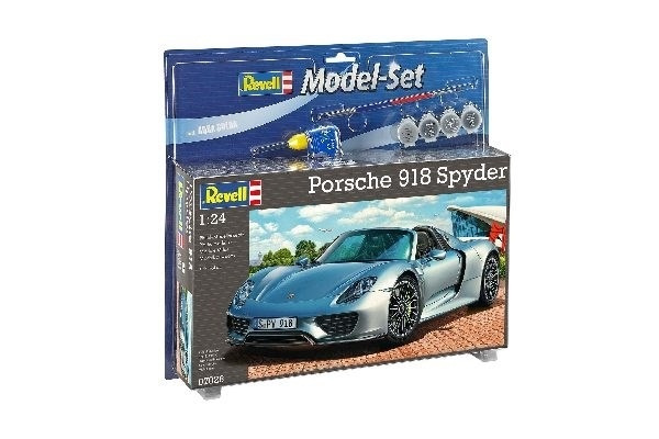 Revell Model Set Porsche 918 Spyder i gruppen SPORT, FRITID & HOBBY / Hobby / Plastik modeller / Startsæt/Gavesæt hos TP E-commerce Nordic AB (A08151)