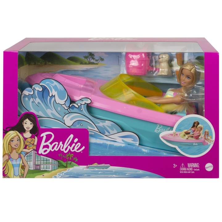 Barbie Doll and Boat i gruppen LEGETØJ, BØRN & BABY / Legetøj / Docks og tilbehør hos TP E-commerce Nordic AB (A08333)