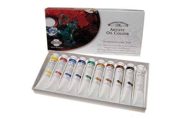 WINSOR Artists\' oil colour set 10x21ml i gruppen SPORT, FRITID & HOBBY / Hobby / Mal & Tegn / Kunstnerfarver / Oliemaling hos TP E-commerce Nordic AB (A08961)