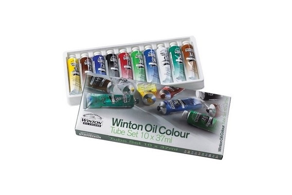 WINSOR Winton oil colour set 10x37ml tubes i gruppen SPORT, FRITID & HOBBY / Hobby / Mal & Tegn / Kunstnerfarver / Oliemaling hos TP E-commerce Nordic AB (A08964)