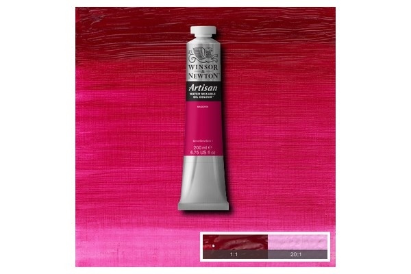 WINSOR Artisan water mix oil 200ml magenta 380 i gruppen SPORT, FRITID & HOBBY / Hobby / Mal & Tegn / Kunstnerfarver / Oliemaling hos TP E-commerce Nordic AB (A08991)