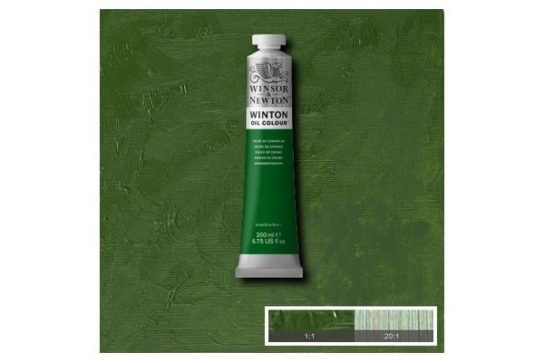 WINSOR Winton oil 200ml oxide of chromium 459 i gruppen SPORT, FRITID & HOBBY / Hobby / Mal & Tegn / Kunstnerfarver / Oliemaling hos TP E-commerce Nordic AB (A09055)