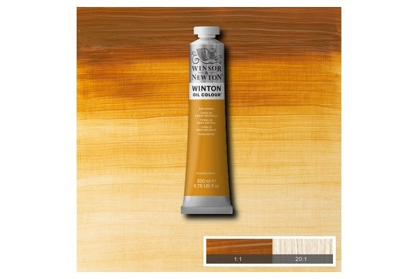 WINSOR Winton oil 200ml raw sienna 552 i gruppen SPORT, FRITID & HOBBY / Hobby / Mal & Tegn / Kunstnerfarver / Oliemaling hos TP E-commerce Nordic AB (A09060)