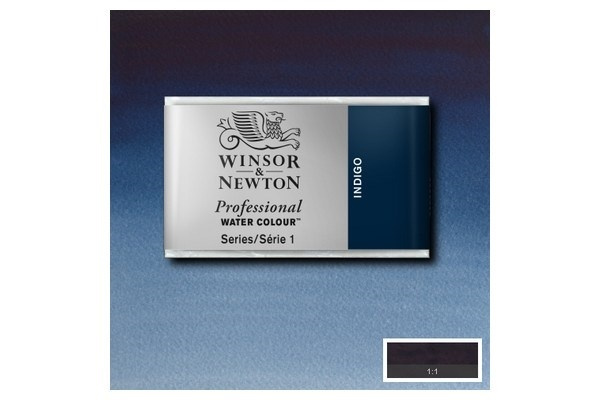 WINSOR Watercolour proff pan Indigo 322 i gruppen SPORT, FRITID & HOBBY / Hobby / Mal & Tegn / Kunstnerfarver / Akvarel farver hos TP E-commerce Nordic AB (A09124)