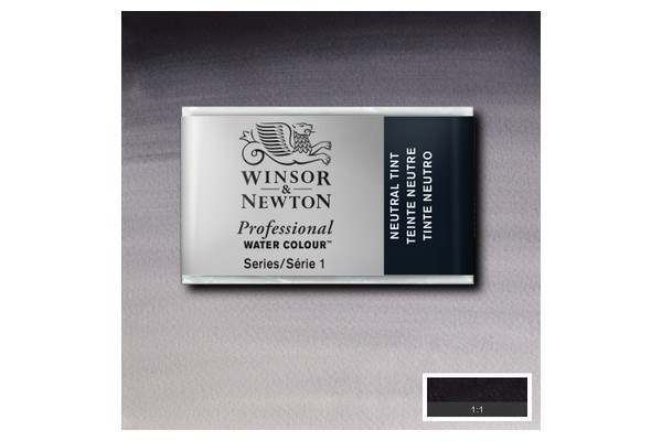 WINSOR Watercolour proff pan Neutral Tint 430 i gruppen SPORT, FRITID & HOBBY / Hobby / Mal & Tegn / Kunstnerfarver / Akvarel farver hos TP E-commerce Nordic AB (A09131)