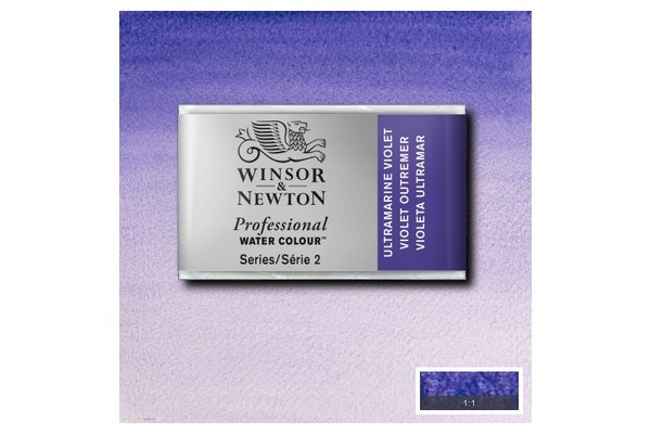 WINSOR Watercolour proff pan Ultra Violet 672 i gruppen SPORT, FRITID & HOBBY / Hobby / Mal & Tegn / Kunstnerfarver / Akvarel farver hos TP E-commerce Nordic AB (A09154)