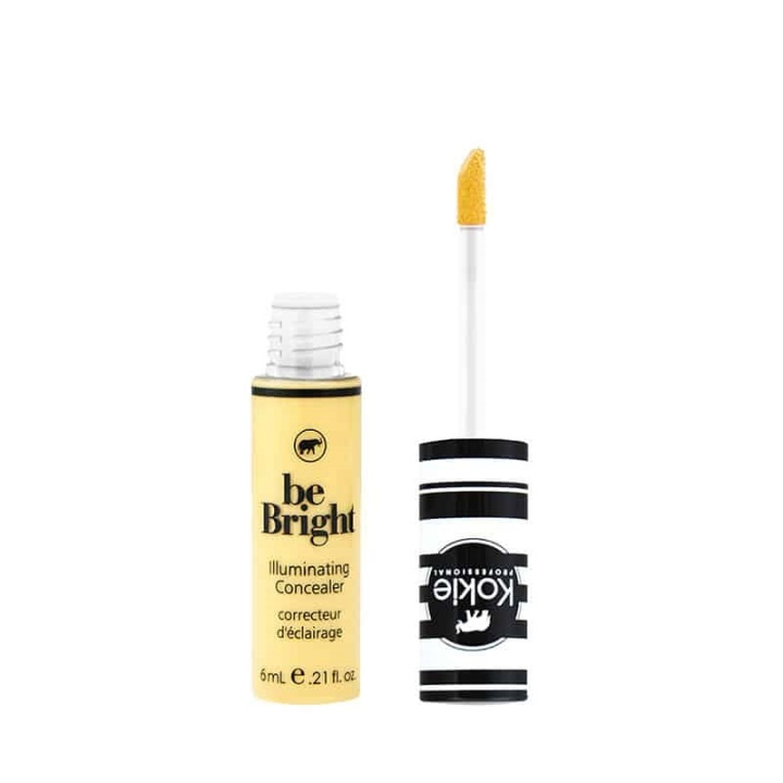 Kokie Be Bright Illuminating Concealer Color Correct - Yellow i gruppen SKØNHED & HELSE / Makeup / Makeup ansigt / Concealer hos TP E-commerce Nordic AB (A11169)