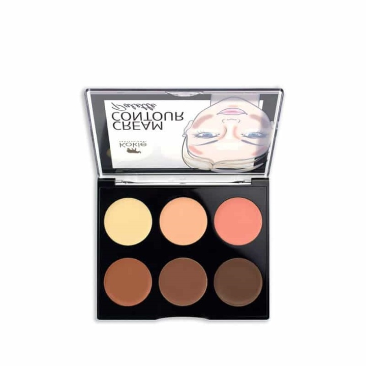 Kokie Cream Contour Palette - Deep/Dark i gruppen SKØNHED & HELSE / Makeup / Makeup ansigt / Contour/Highlight hos TP E-commerce Nordic AB (A11190)