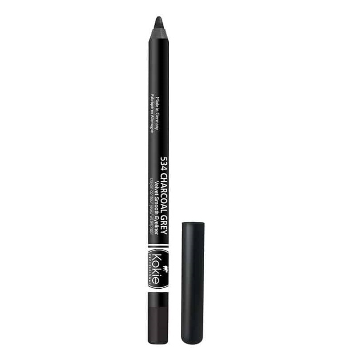 Kokie Velvet Smooth Eyeliner - Charcoal Grey i gruppen SKØNHED & HELSE / Makeup / Øjne og øjenbryn / Eyeliner / Kajal hos TP E-commerce Nordic AB (A11552)