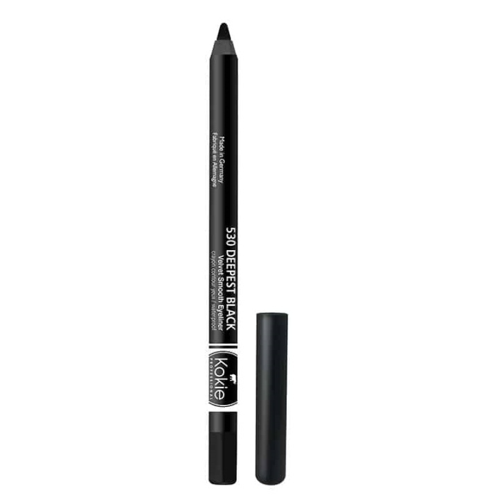 Kokie Velvet Smooth Eyeliner - Deepest Black i gruppen SKØNHED & HELSE / Makeup / Øjne og øjenbryn / Eyeliner / Kajal hos TP E-commerce Nordic AB (A11555)