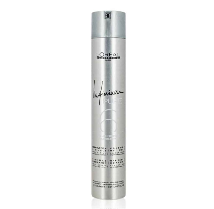 LOreal Infinium Pure Extra Strong Hairspray 500ml i gruppen SKØNHED & HELSE / Hår og styling / Hår styling / Hårspray hos TP E-commerce Nordic AB (A11653)