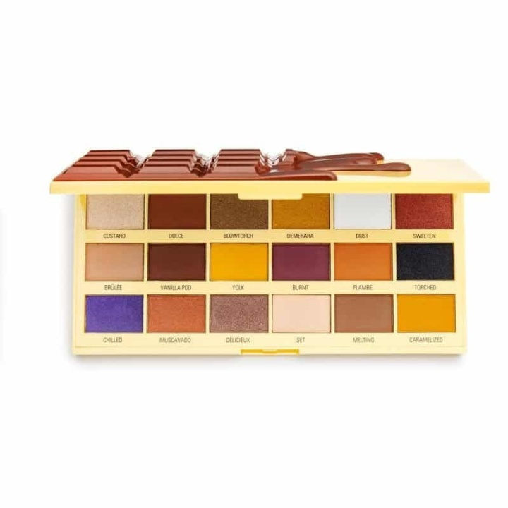 Makeup Revolution Chocolate Palette - Creme Brulee i gruppen SKØNHED & HELSE / Makeup / Øjne og øjenbryn / Øjenskygge hos TP E-commerce Nordic AB (A11758)