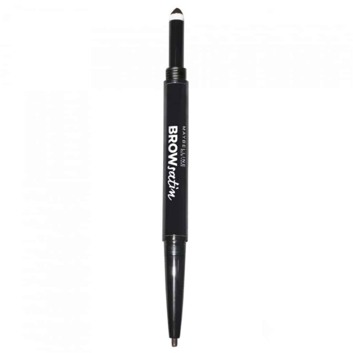 Maybelline Brow Satin Duo Pencil Dark Brown i gruppen SKØNHED & HELSE / Makeup / Øjne og øjenbryn / Øjenbryn pen hos TP E-commerce Nordic AB (A12122)