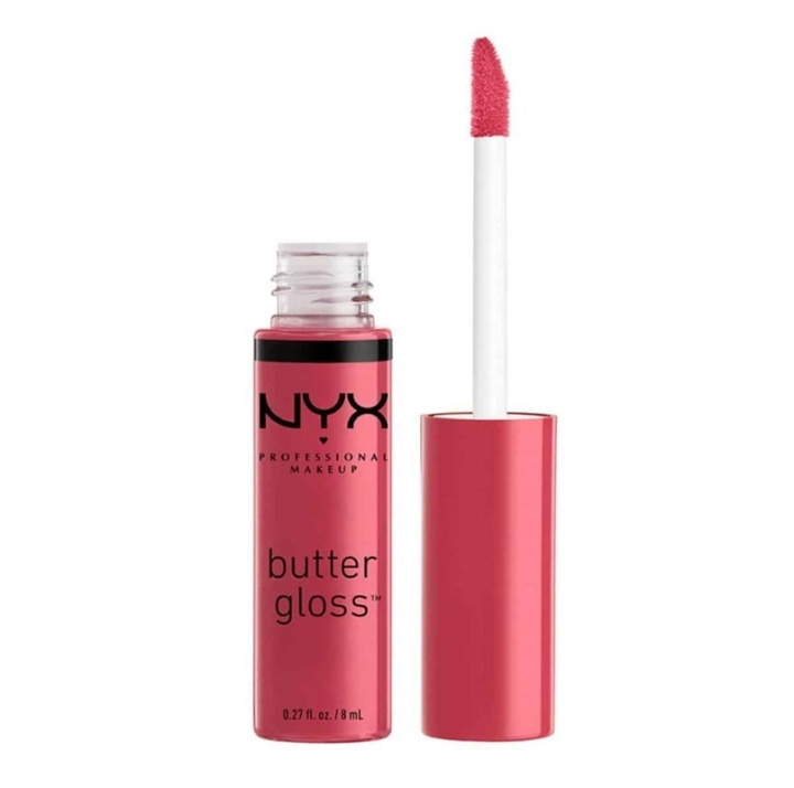 NYX PROF. MAKEUP Butter Lip Gloss - Strawberry Cheesecake i gruppen SKØNHED & HELSE / Makeup / Læber / Lip gloss hos TP E-commerce Nordic AB (A12399)