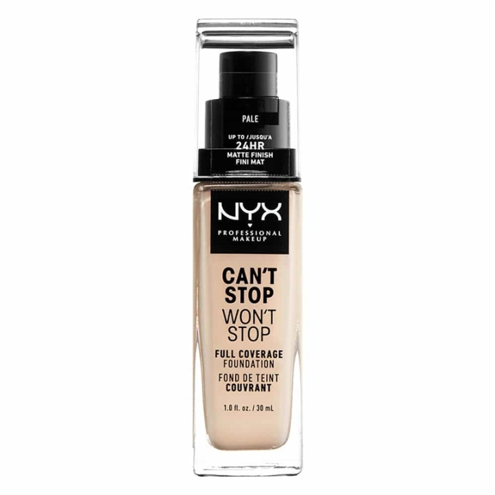 NYX PROF. MAKEUP Can\'t Stop Won\'t Stop Foundation - Pale i gruppen SKØNHED & HELSE / Makeup / Makeup ansigt / Foundation hos TP E-commerce Nordic AB (A12414)