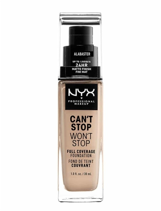 NYX PROF. MAKEUP Cant Stop Wont Stop Foundation - Alabaster i gruppen SKØNHED & HELSE / Makeup / Makeup ansigt / Foundation hos TP E-commerce Nordic AB (A12418)