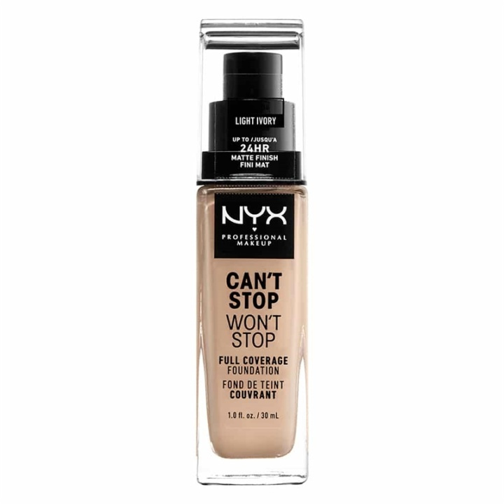 NYX PROF. MAKEUP Cant Stop Wont Stop Foundation - Light ivory i gruppen SKØNHED & HELSE / Makeup / Makeup ansigt / Foundation hos TP E-commerce Nordic AB (A12420)