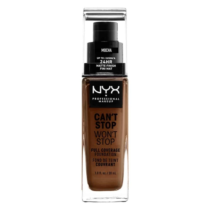 NYX PROF. MAKEUP Cant Stop Wont Stop Foundation - Mocha i gruppen SKØNHED & HELSE / Makeup / Makeup ansigt / Foundation hos TP E-commerce Nordic AB (A12423)