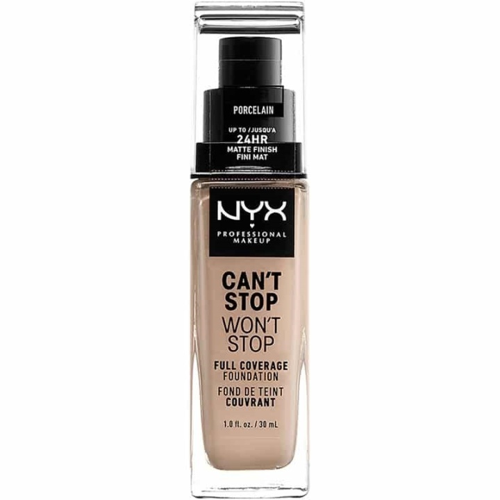 NYX PROF. MAKEUP Cant Stop Wont Stop Foundation - Porcelain i gruppen SKØNHED & HELSE / Makeup / Makeup ansigt / Foundation hos TP E-commerce Nordic AB (A12425)