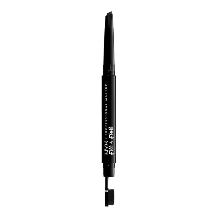 NYX PROF. MAKEUP Fill & Fluff Eyebrow Pomade Pencil - Black i gruppen SKØNHED & HELSE / Makeup / Øjne og øjenbryn / Øjenbryn pen hos TP E-commerce Nordic AB (A12473)