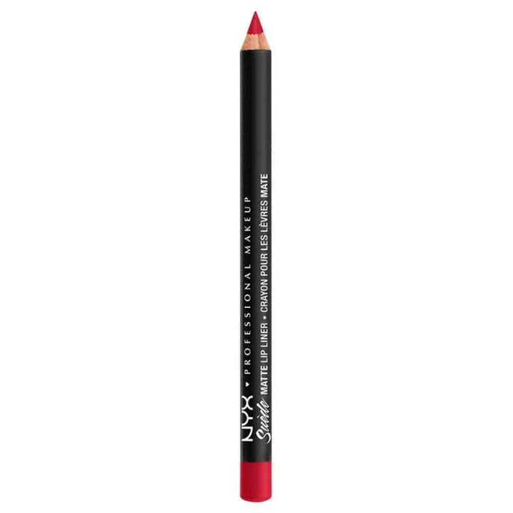 NYX PROF. MAKEUP Suede Matte Lipliner - Spicy i gruppen SKØNHED & HELSE / Makeup / Læber / Lip liner hos TP E-commerce Nordic AB (A12566)