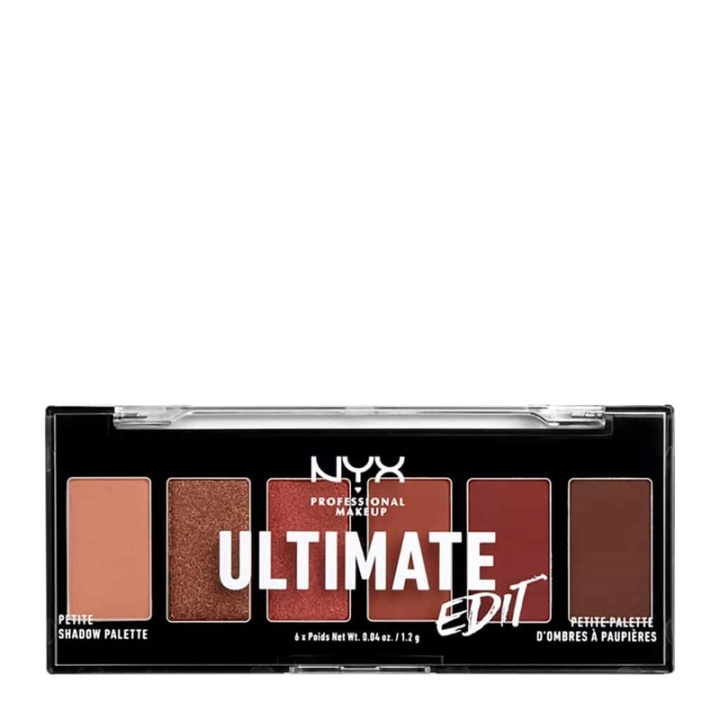 NYX PROF. MAKEUP Ultimate Shadow Palette Petit Edition - Warm Neutrals i gruppen SKØNHED & HELSE / Makeup / Øjne og øjenbryn / Øjenskygge hos TP E-commerce Nordic AB (A12597)