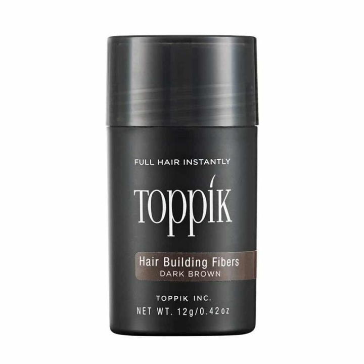 Toppik Hair Building Fibers Regular 12g - Dark Brown i gruppen SKØNHED & HELSE / Hår og styling / Hår styling / Volumen pulver hos TP E-commerce Nordic AB (A13104)