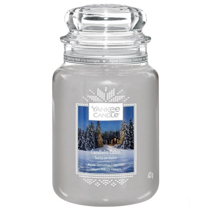 Yankee Candle Classic Large Candlelit Cabin 623g i gruppen SKØNHED & HELSE / Duft & Parfume / Øvrig duft / Duftlys hos TP E-commerce Nordic AB (A13258)