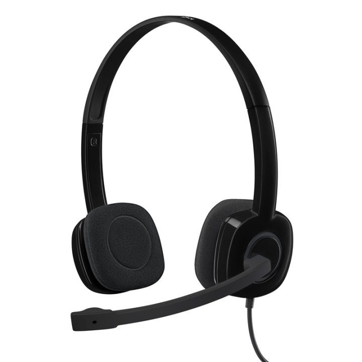 Logitech H151 Headset Huvudband 3,5 mm kontakt Svart i gruppen COMPUTERTILBEHØR / GAMING / Headset hos TP E-commerce Nordic AB (A14868)