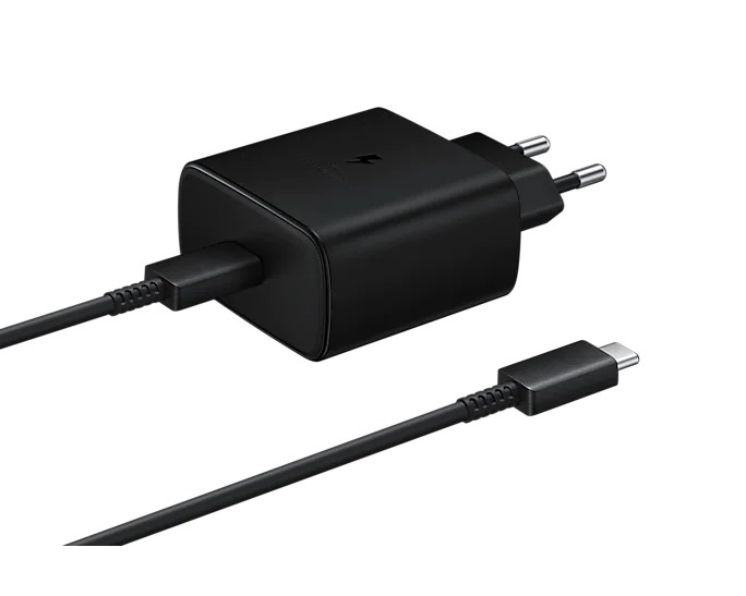 Samsung EP-TA845 Snabbladdare PD 3.0 45W med kabel 1 m, Svart i gruppen SMARTPHONES & TABLETS / Opladere og kabler / Vægoplader / Væg oplader Type C hos TP E-commerce Nordic AB (A15057)